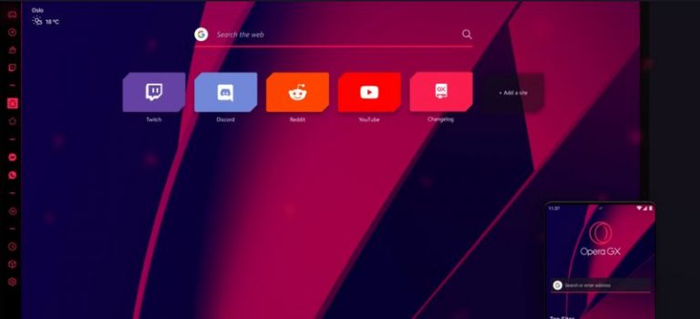 Opera GX, el navegador para gamers